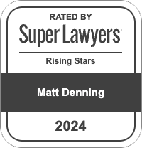 Rated by Super Lawyers Rising Stars | Matt Denning 2024