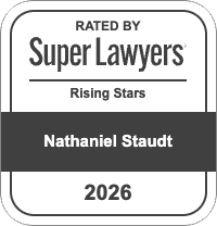 Rated by Super Lawyers Rising Stars | Nathaniel Staudt 2026