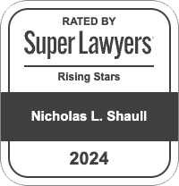 Rated by Super Lawyers Rising Stars | Nicholas L. Shaull 2024